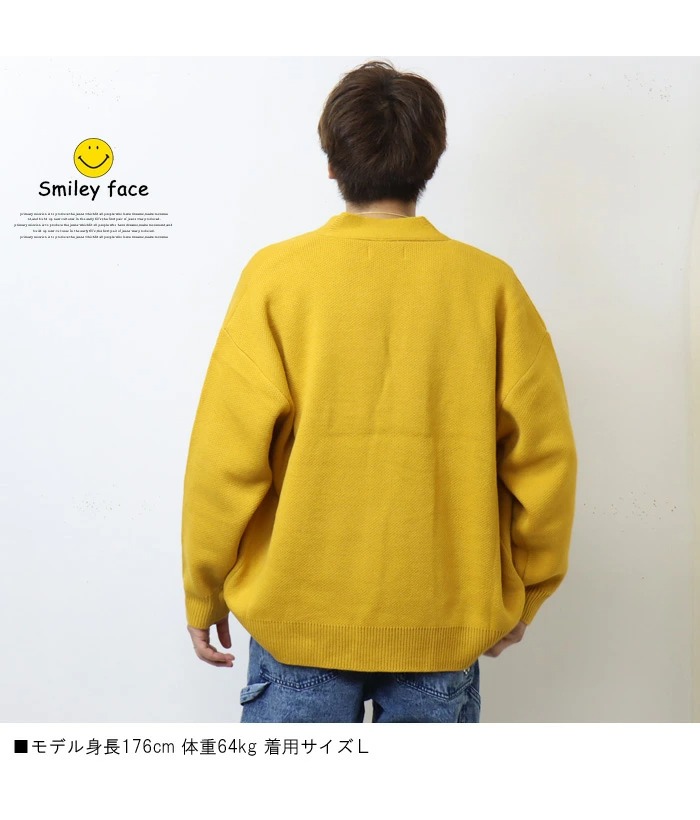 美品✨ ami× SMILEY スウェット XXL ブルー ワッペン トップス