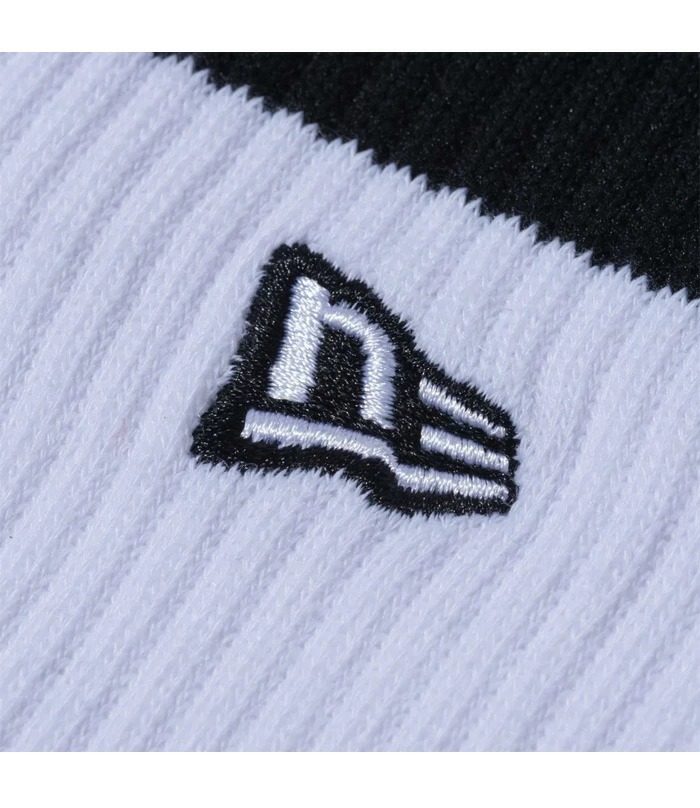 NEW ERA（ニューエラ） 2P ソックス ロゴ ライン ロング 靴下 25〜27cm