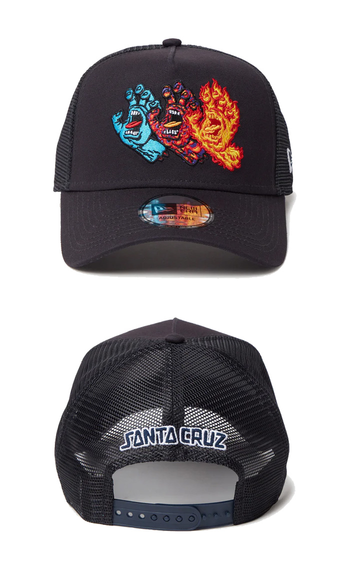 ❮完売品美品❯サンタクルーズ&NEW ERAコラボバックパックキャップクリップ付 NEW ERA ニューエラ 9THIRTY コラボキャップ SANTA CRUZ サンタ