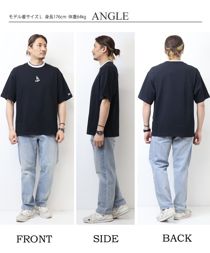 【ニューエラ】半袖 オーバーサイズド コットンT LAドジャース NEW ERA ニューエラ 半袖Tシャツ 半袖 オーバーサイズド