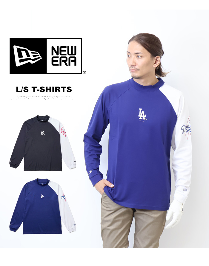 ニューエラ ゴルフ レディース モックネック ビーチキスブルー　Mサイズ Women's 半袖 ミッドネック Tシャツ ビーチキスブルー | ゴルフ