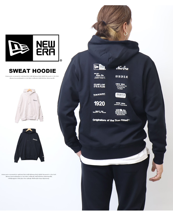 NEW ERA（ニューエラ） アーカイブロゴ 裏毛 スウェットパーカー