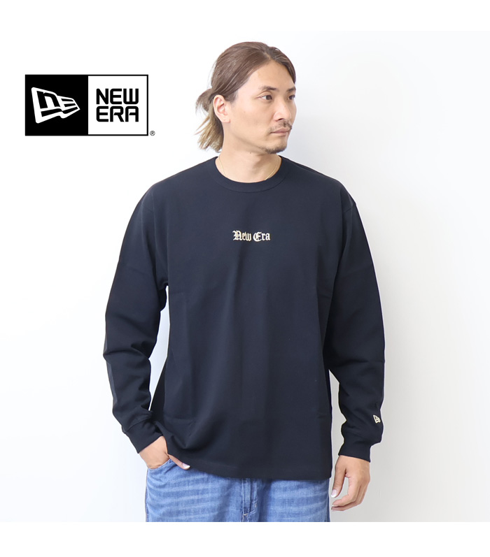 Open Yy オーバーサイズ長袖Tシャツ 数字5付き NEW ERA ニューエラ 長袖 オーバーサイズド ヘビーウェイト
