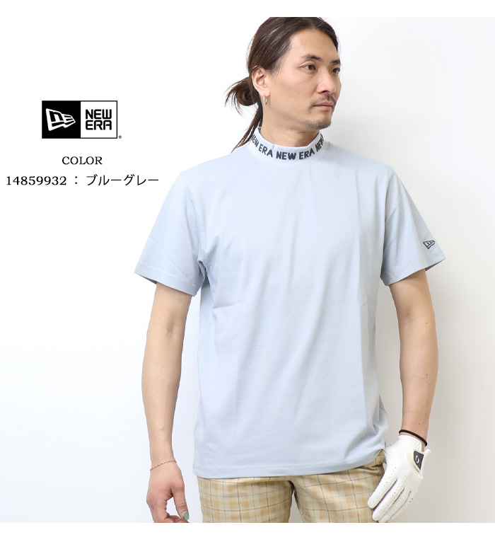 【希少】NEW ERA モックネックシャツ NEW ERA（ニューエラ） NEW ERA GOLF ゴルフ 半袖 ミッドネック T