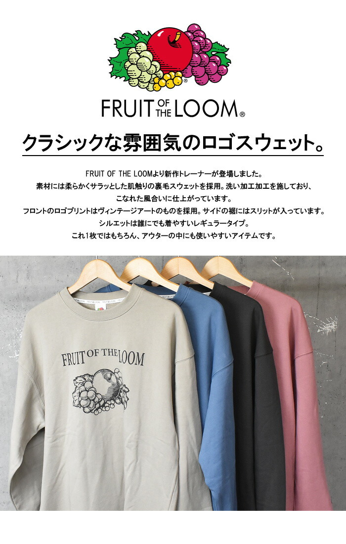 FRUIT OF THE LOOM フルーツオブザルーム ヴィンテージ ロゴプリント