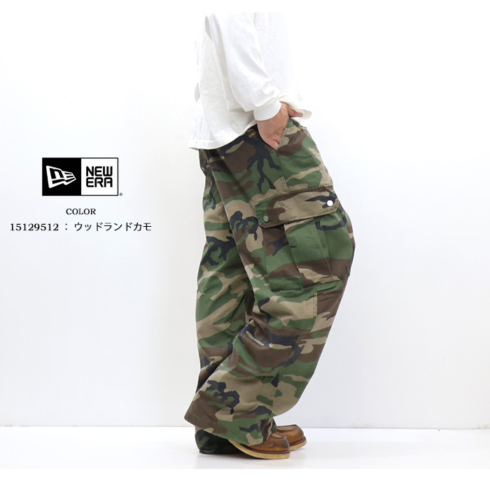 NEW ERA（ニューエラ） カモ カーゴパンツ イージーパンツ メンズ 送料
