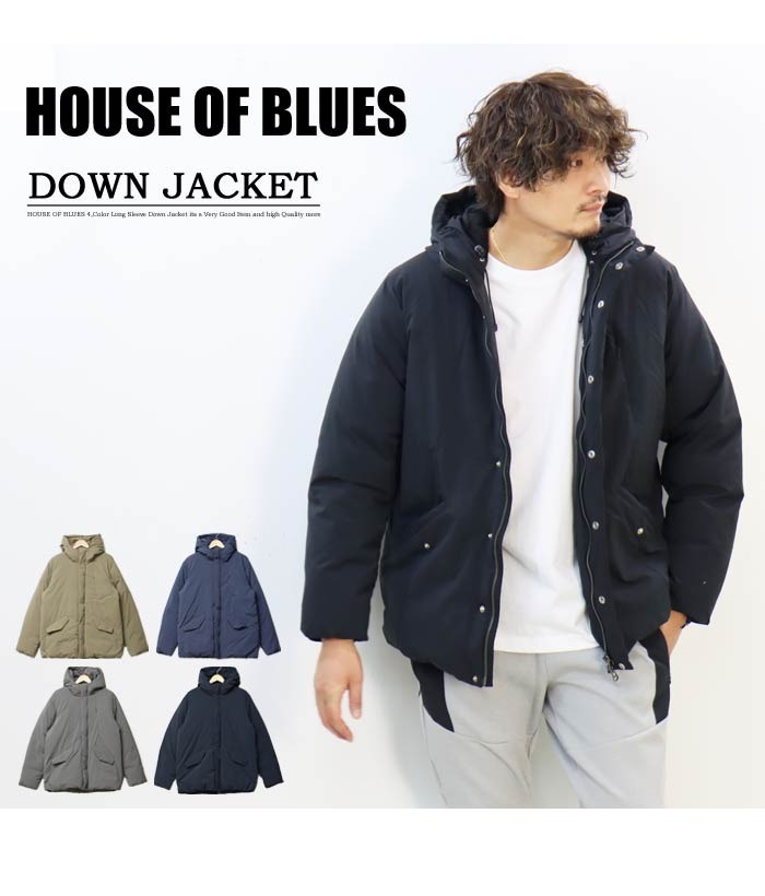 SALE セール HOUSE OF BLUES ハウスオブブルース フーデッドダウン