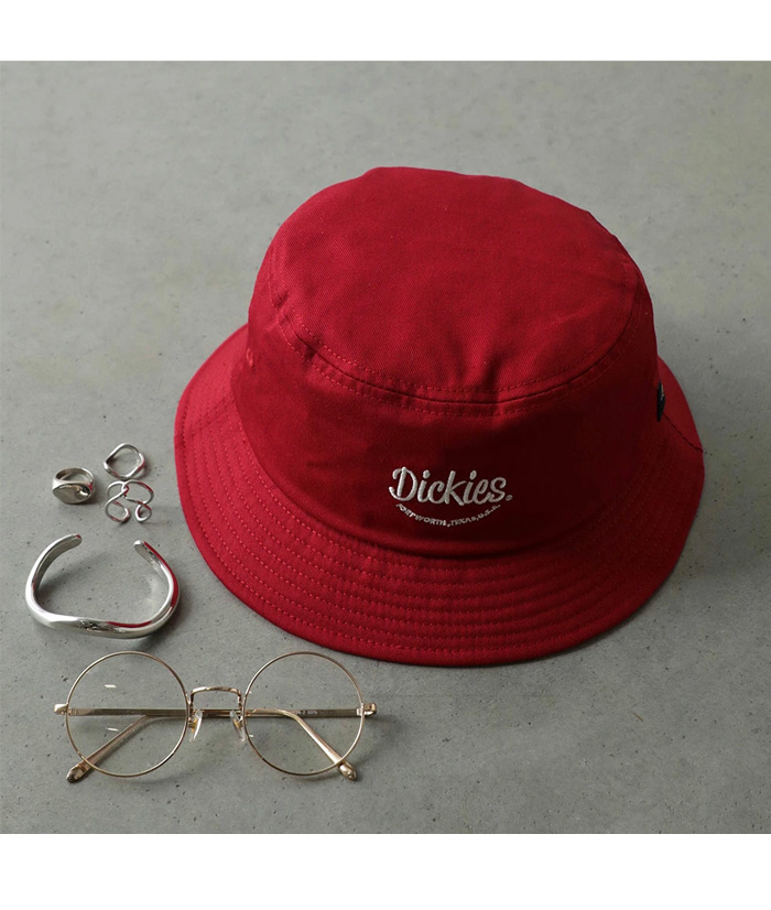 Dickies ディッキーズ ロゴ刺繍 バケットハット 帽子 バケハ