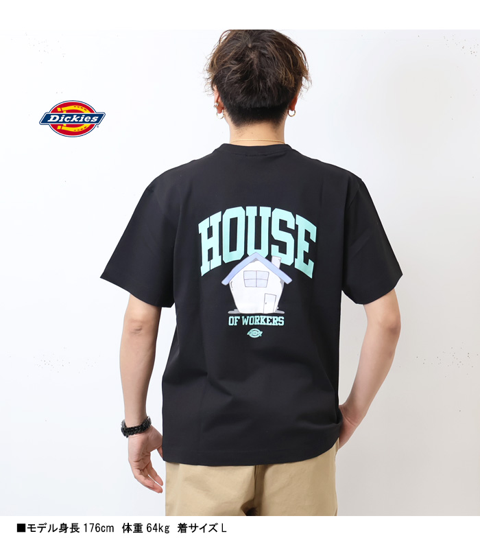 Dickies ディッキーズ プリント 半袖Tシャツ HOUSE ビッグシルエット ビッグT 半T メンズ レディース ユニセックス 18453800  : 13635 : REX ONE - 通販 - Yahoo!ショッピング