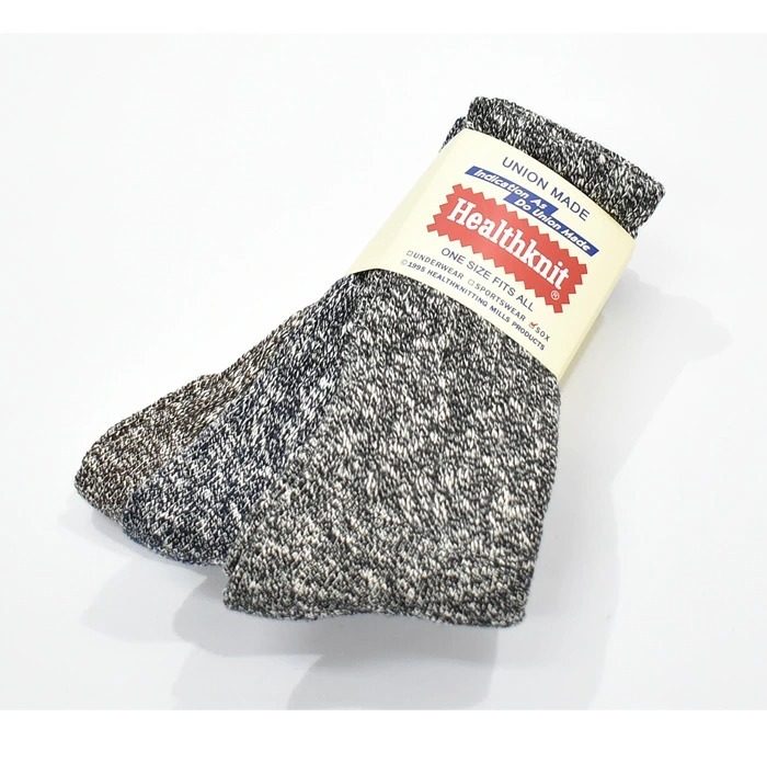 Healthknit ヘルスニット 3P ソックス スラブベーシック ロング