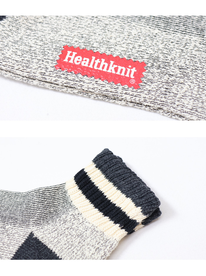 Healthknit ヘルスニット 3P ソックス シンカー2面ライン