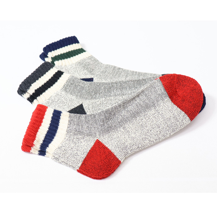Healthknit ヘルスニット 3P ソックス シンカー2面ライン