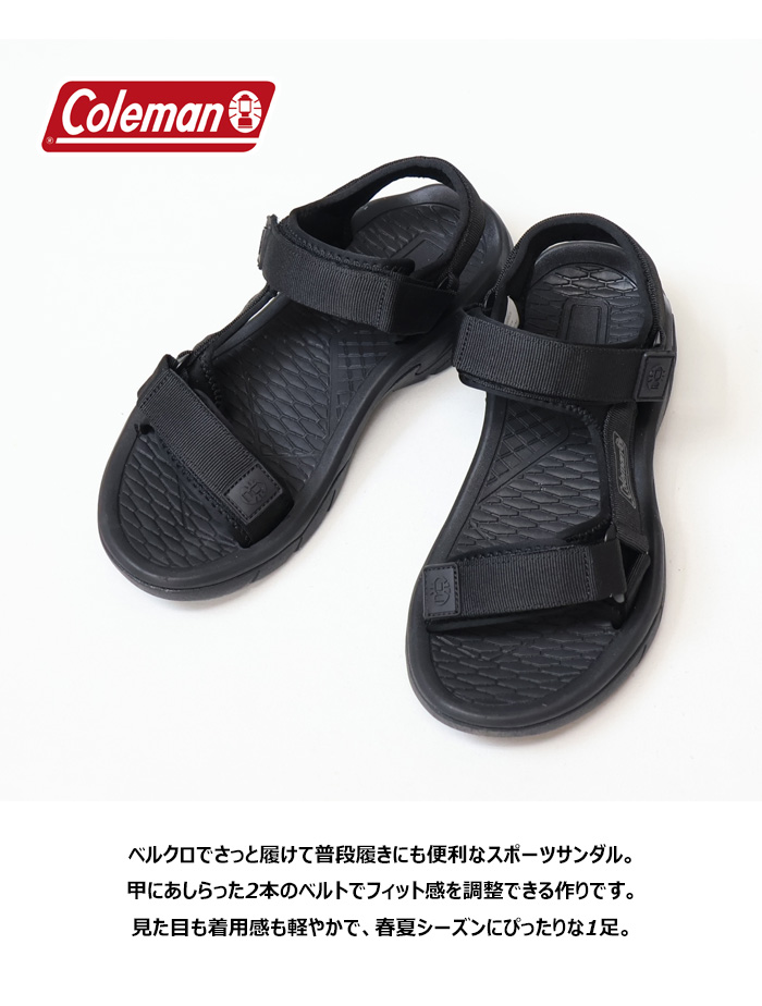 Coleman（コールマン） スポーツサンダル ベルクロ マジックテープ