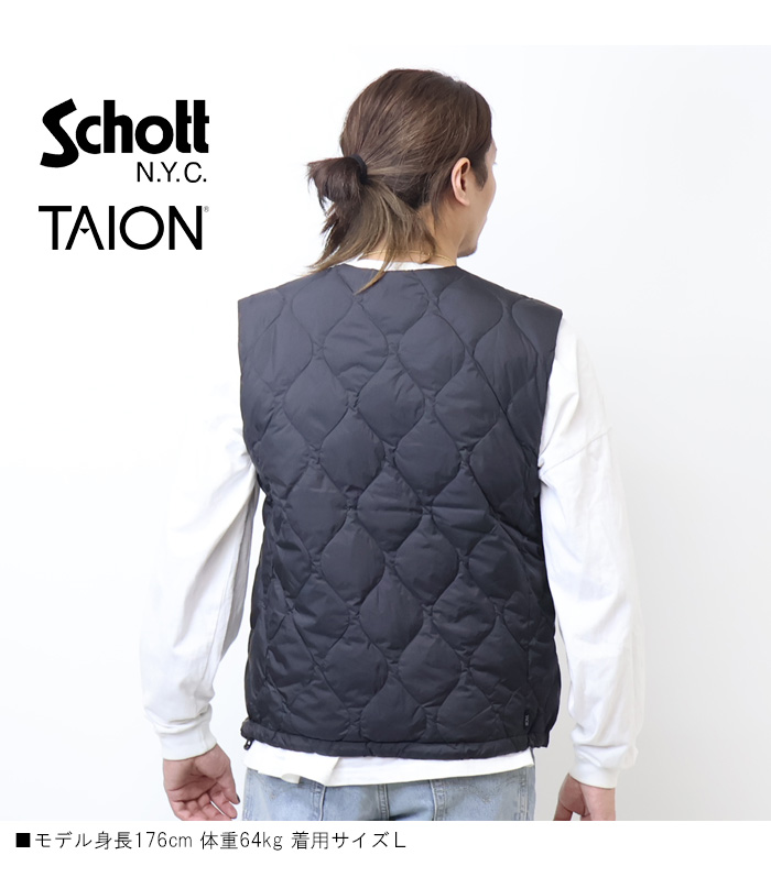 Schott N.Y.C（ショット） Schott TAION タイオン コラボ インナー
