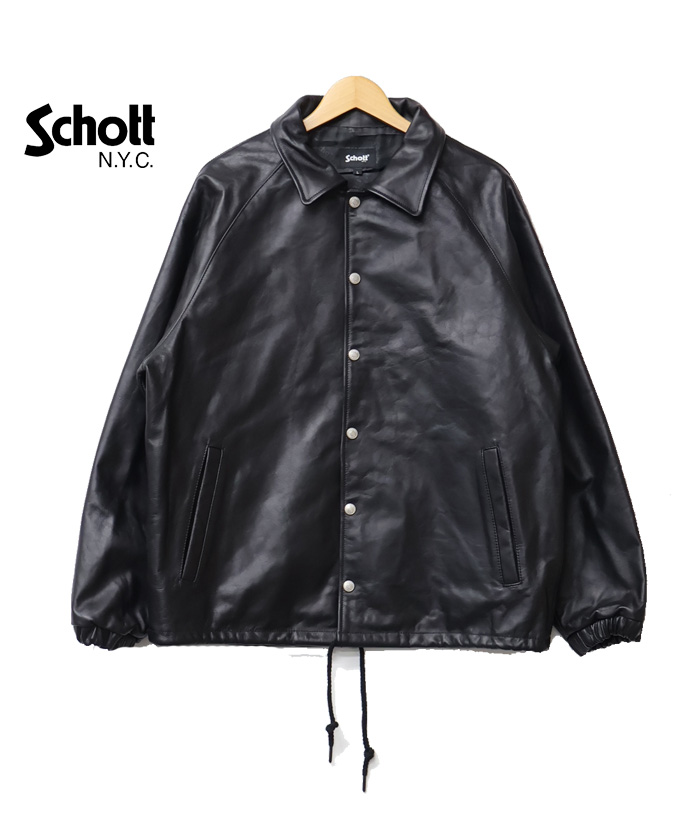 Schott N.Y.C ショット レザー コーチジャケット レザー