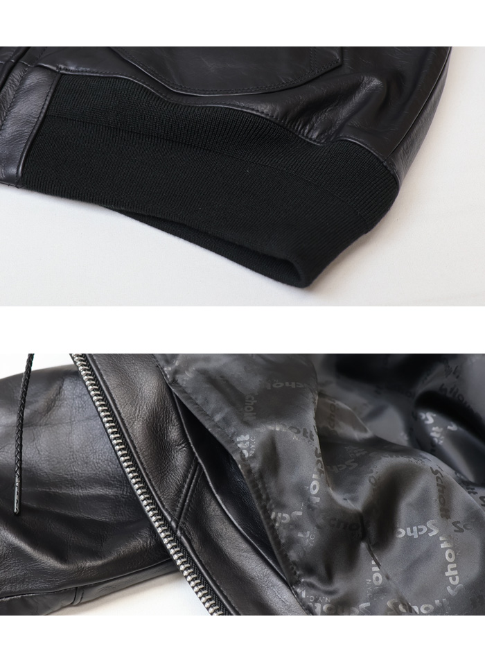 Schott N.Y.C ショット フルジップレザーパーカー ライダース
