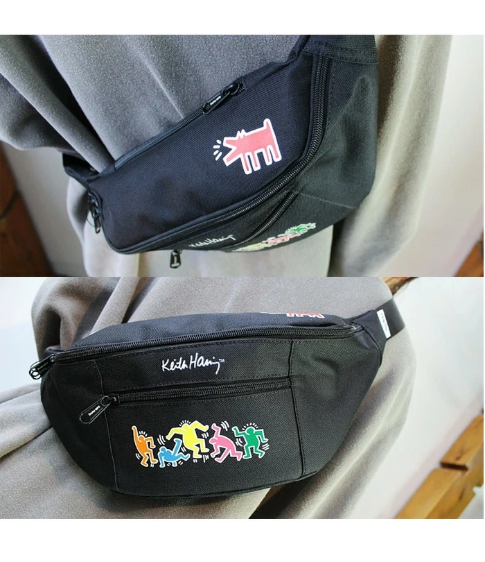 80年代後半　キースヘリング　ヴィンテージバッグkeithharingへリング Keith Haring（キース ヘリング） キースへリング アートプリント