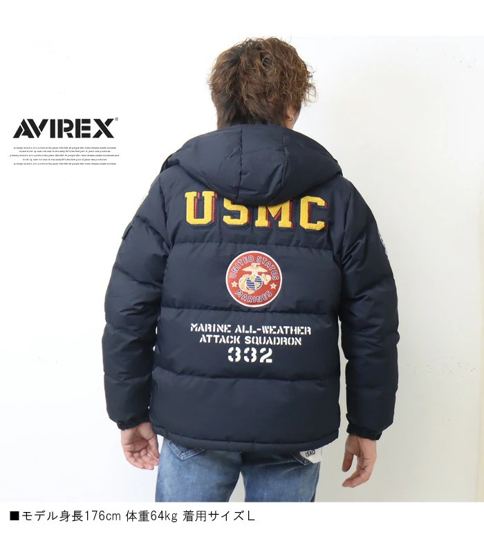 SALE セール AVIREX アヴィレックス USMC クラシック ダウンジャケット