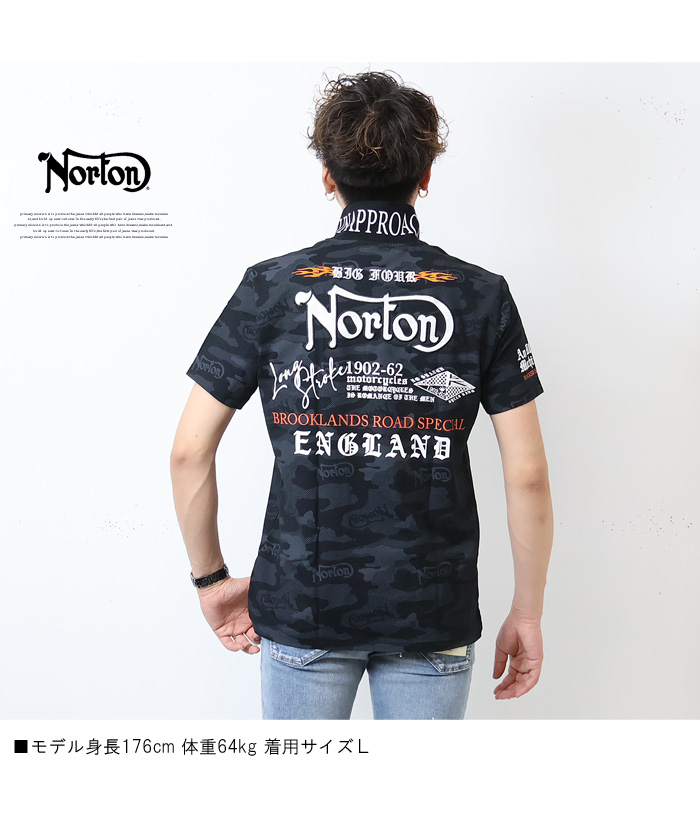 ノートン Norton ポロシャツ 半袖 メンズ 吸水 速乾 ブランド
