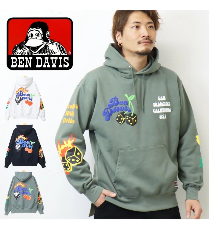 BEN DAVIS パーカー BLK Mサイズ C-23380037-