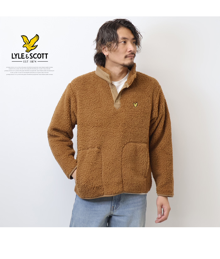 熱販売 LYLE&SCOTT ライルアンドスコット プルオーバー ボアフリース メンズウェア