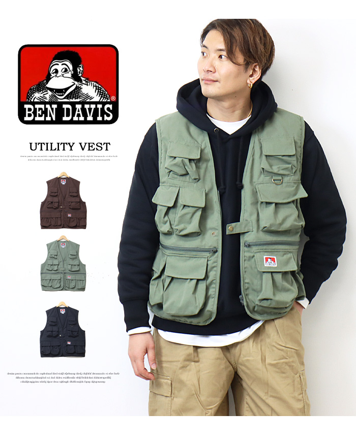BEN DAVIS ベンデイビス ベンズ ユーティリティ ベスト BEN DAVIS ベンデイビス ベンズ ユーティリティ ベスト