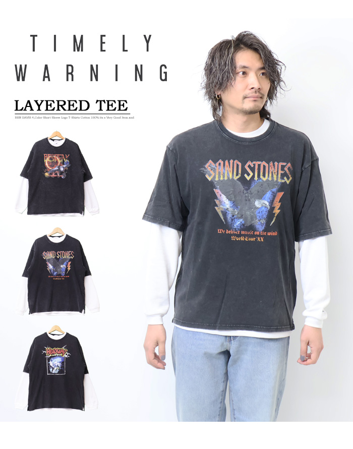 Timely Warning タイムリーワーニング バンドTシャツ サーマルTシャツ