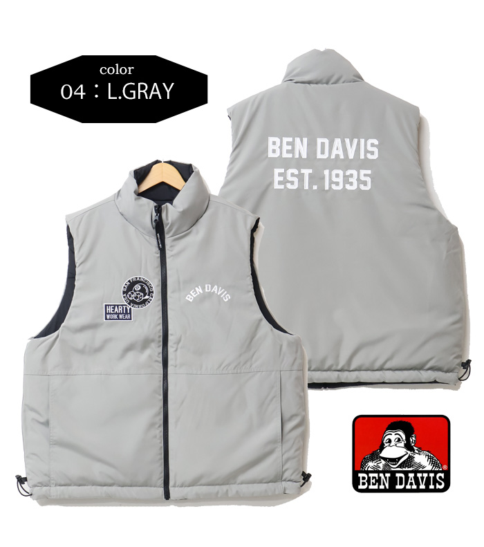 BEN DAVIS ベンデイビス リバーシブル フェイクダウン 中綿