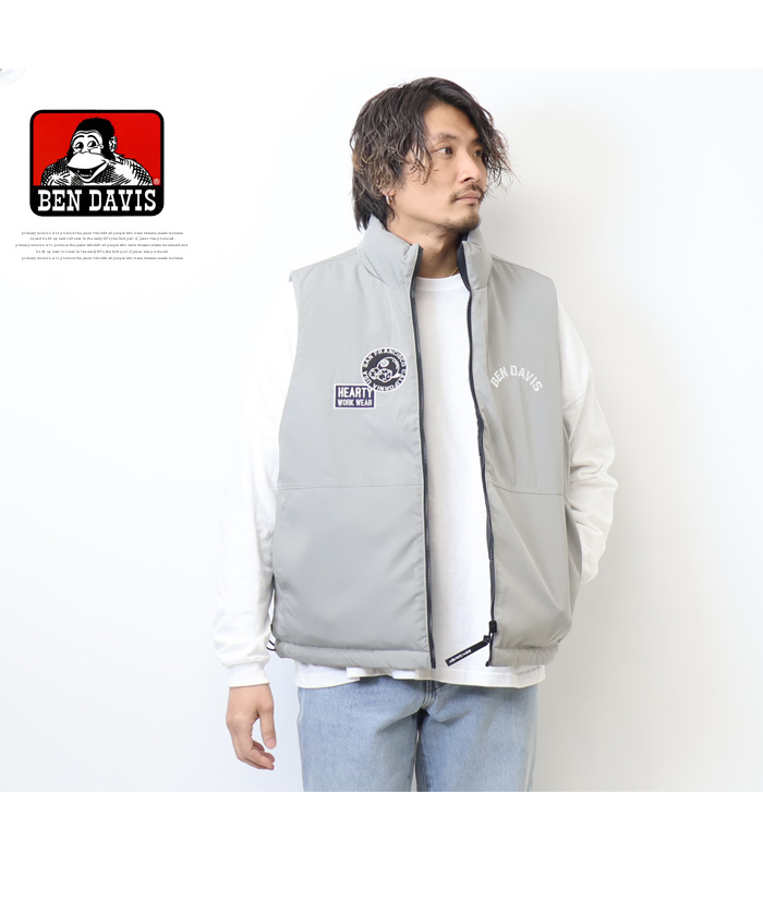 BEN DAVIS ベンデイビス リバーシブル フェイクダウン 中綿