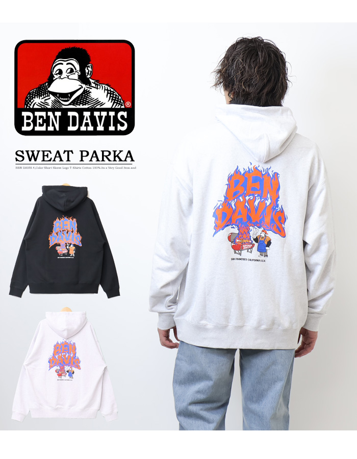 BEN DAVIS（ベンデイビス） BBQマスター バックプリント スウェット