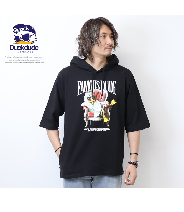 DUCK DUDE ダックデュード リッチダック Tパーカー Tシャツ メンズ 