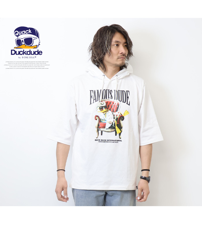 DUCK DUDE ダックデュード リッチダック Tパーカー Tシャツ メンズ 