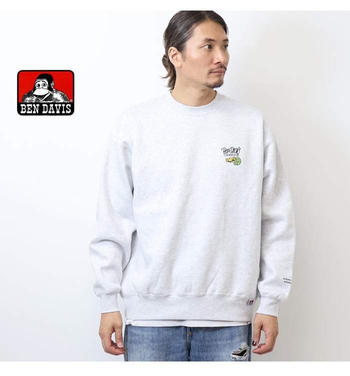 BEN DAVIS ベンデイビス GRATEFUL クルーネックスウェット 裏