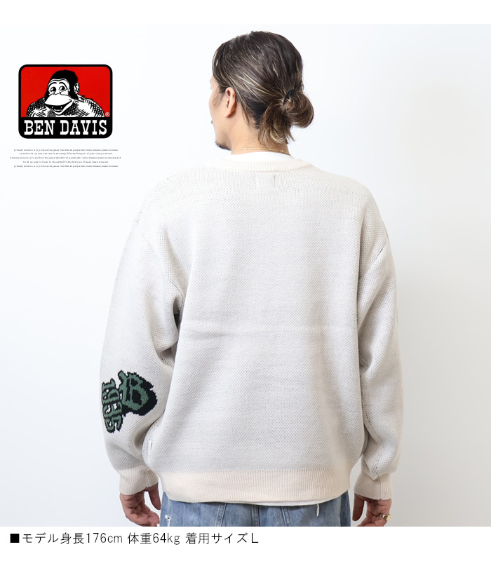 ARCADE ニット セーター 秋服 ノルディック柄 オーバーサイズ