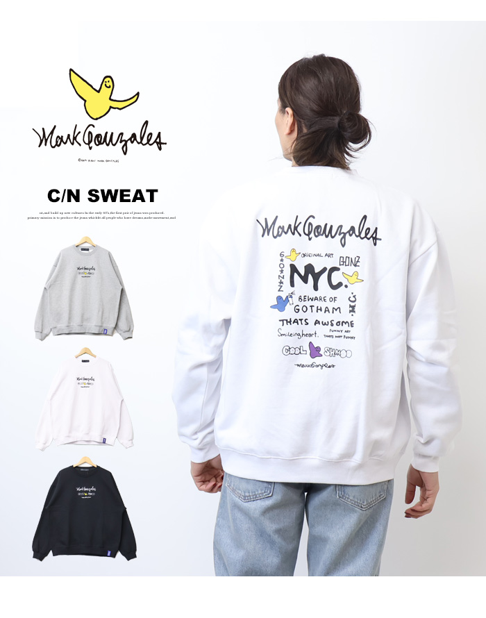 Mark Gonzales（マークゴンザレス） クルーネック スウェットシャツ