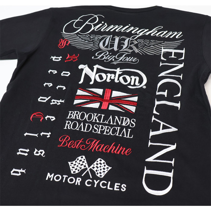 ノートン Norton MAX刺繍 キーヘンリーTシャツ メンズ 半袖T