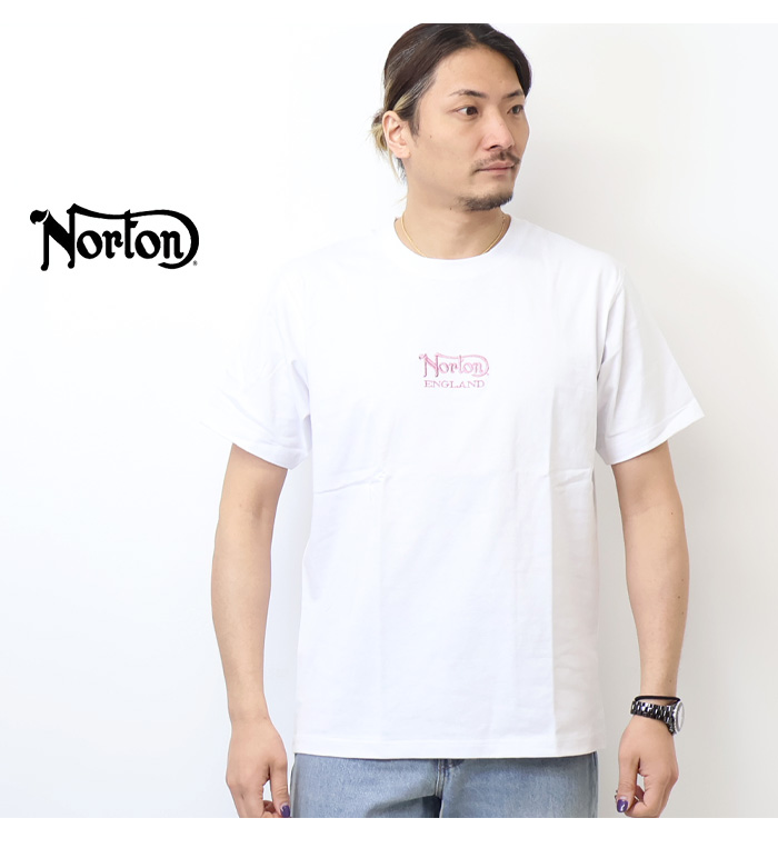 ノートン Norton サクラシャイニーTシャツ メンズ 半袖Tシャツ ノートン Norton サクラシャイニーTシャツ メンズ 半袖Tシャツ