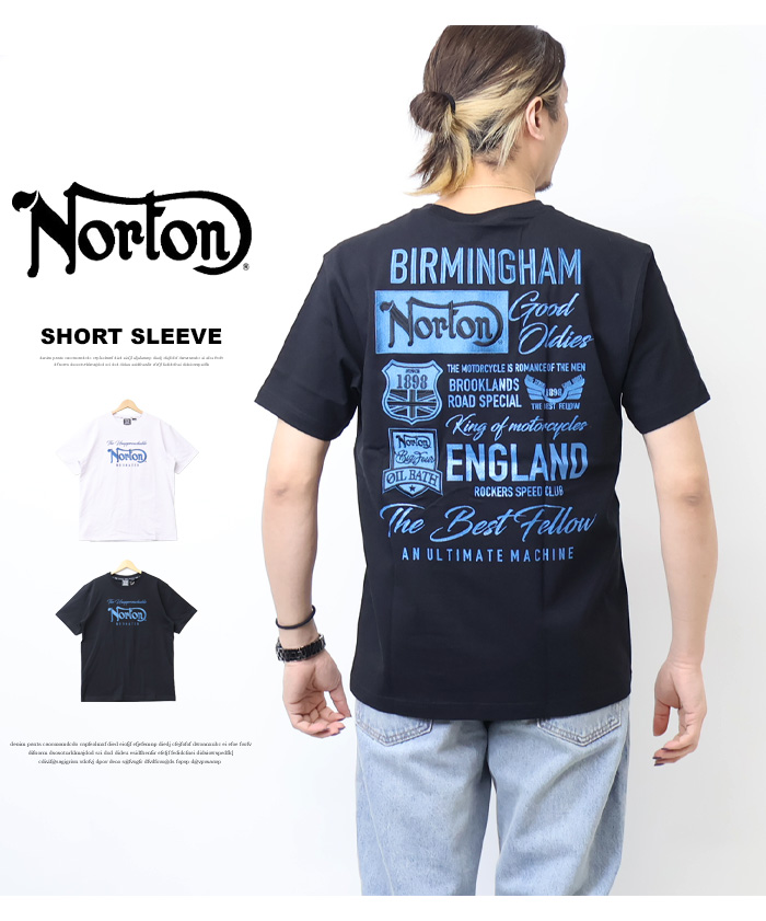 Norton ノートン スイングトップ ブルゾン 刺繍 オリーブ XLサイズ 楽天市場】Norton ノートン 服 半袖 Tシャツ 252N1003B MAX