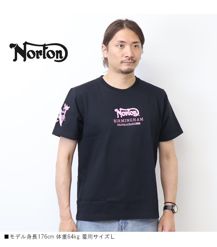 ノートン（NORTON） ピンクローズ MAX Tシャツ メンズ 半袖Tシャツ