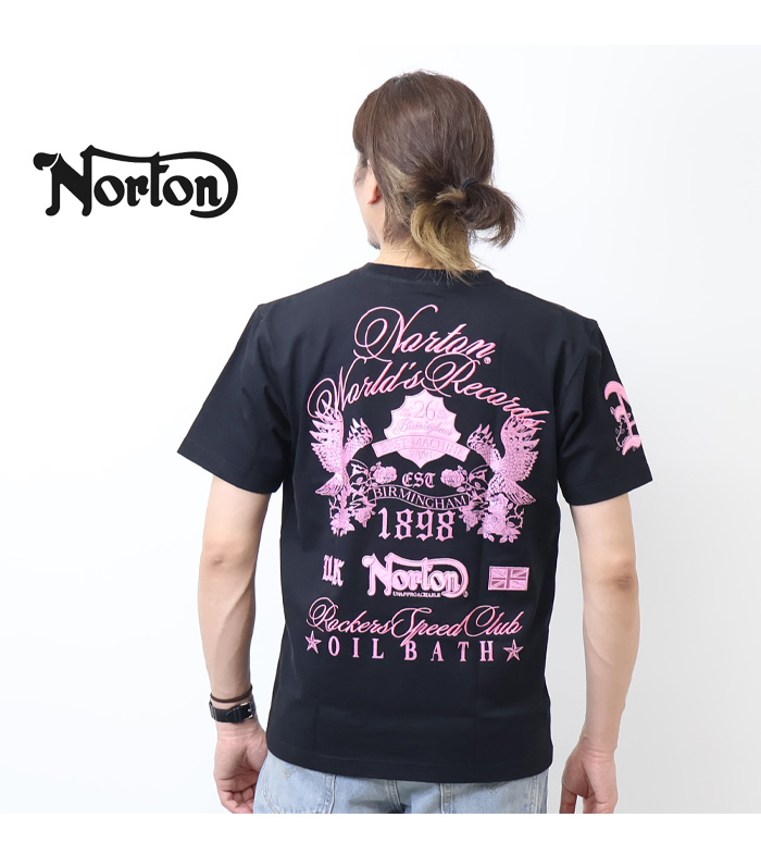 ノートン Norton ピンクローズ MAX Tシャツ メンズ 半袖Tシャツ