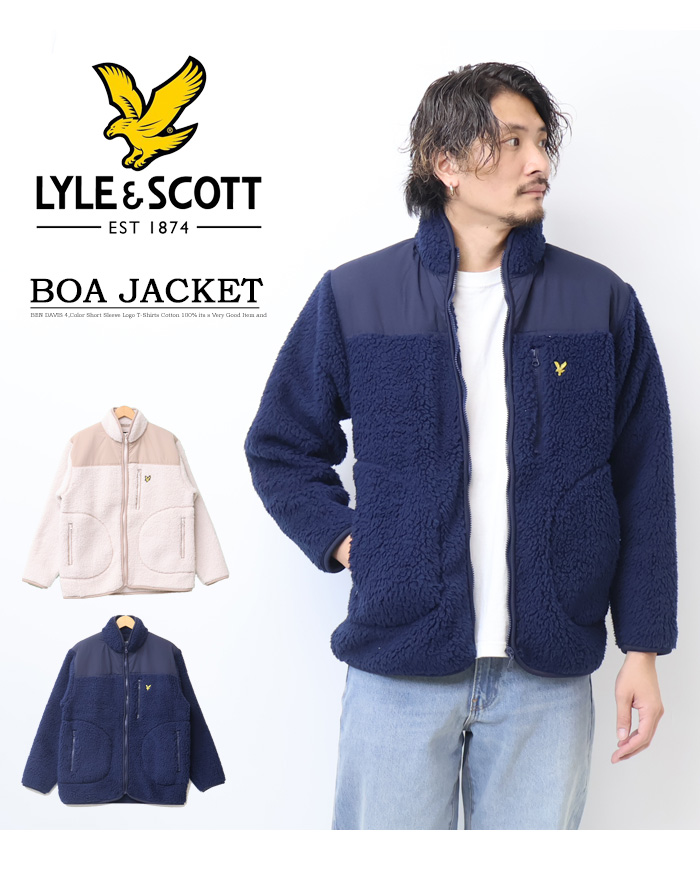 LYLE&SCOTT ライルアンドスコット ボアフリース ジップジャケット ボア