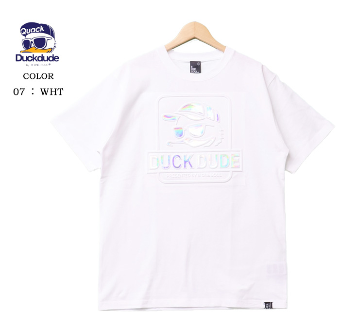 Duck Dude（ダックデュード） スクエアエンボス 半袖Tシャツ 半T