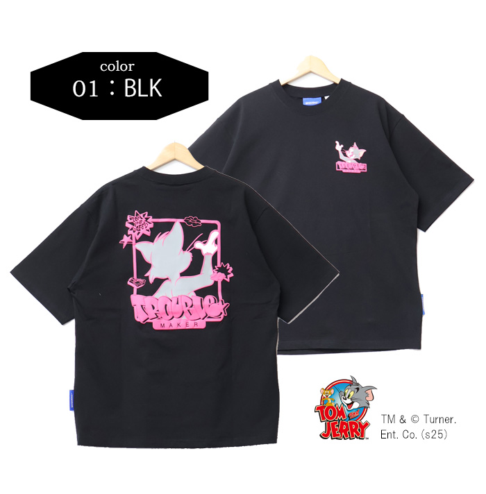 楽天市場】SEQUENZ トムとジェリー バック刺繍 半袖Tシャツ