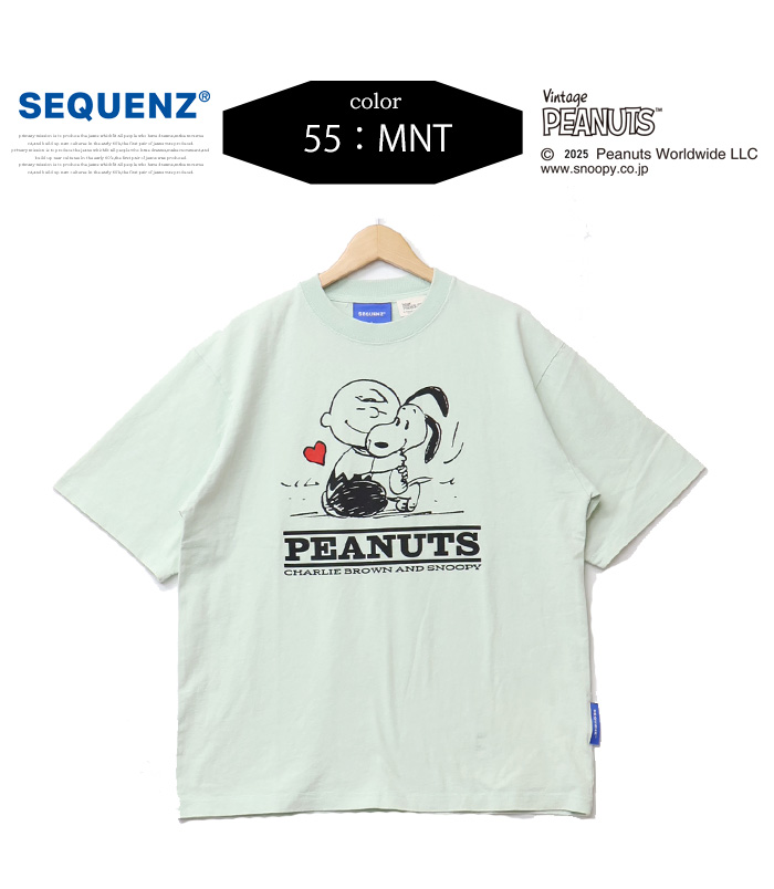 Prosperity Sequence SEQUENZ スヌーピー ヴィンテージ加工 半袖