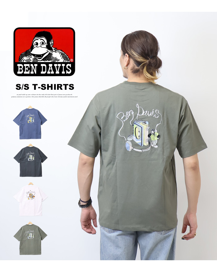 BEN DAVIS (ベンデイビス) 裏毛 タギングロゴデザイン ダブル