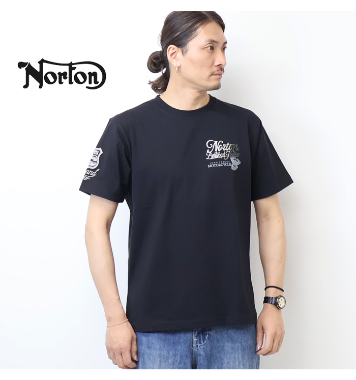 ノートン（NORTON） グラデーション刺繍 Tシャツ メンズ 半袖Tシャツ