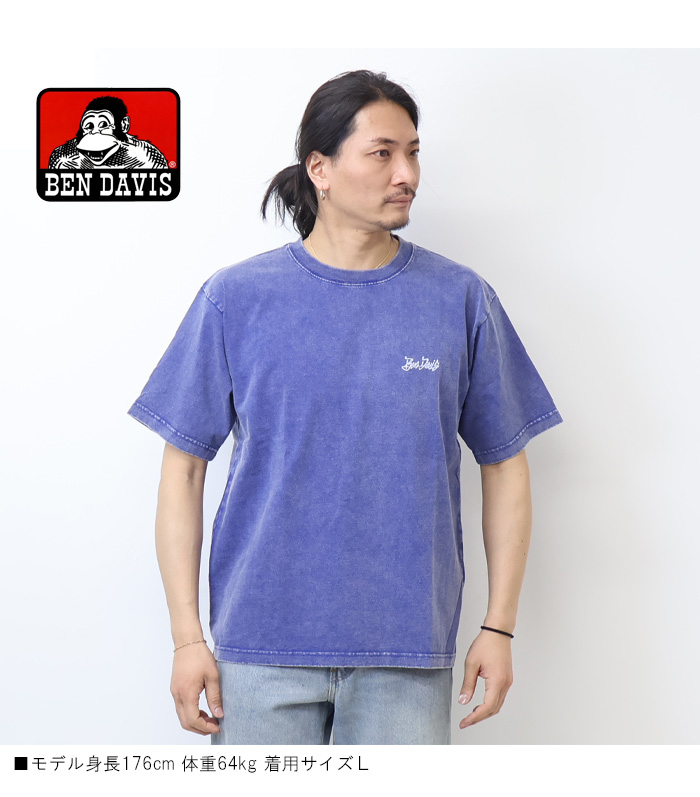 BEN DAVIS（ベンデイビス） ヴィンテージ加工 プリント 半袖Tシャツ