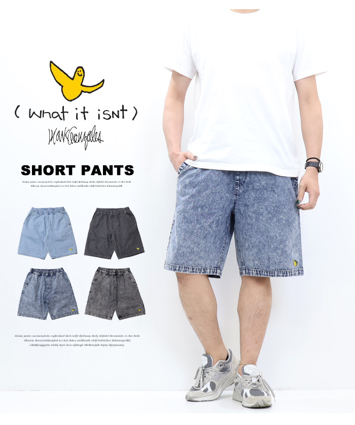 デニム ショートパンツ 紐 ココマーク モンキーコンボ ショートパンツ | ボトムズ,ハーフパンツ