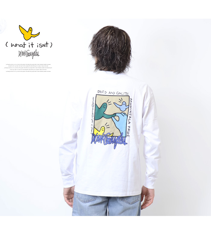 レザレクション ロゴプリント長袖シャツ