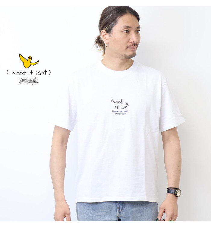 工工工 official Tシャツ バンドTシャツ バンT ゴンゴンゴン Mark Gonzales What it isNt ART BY MARK GONZALES マーク